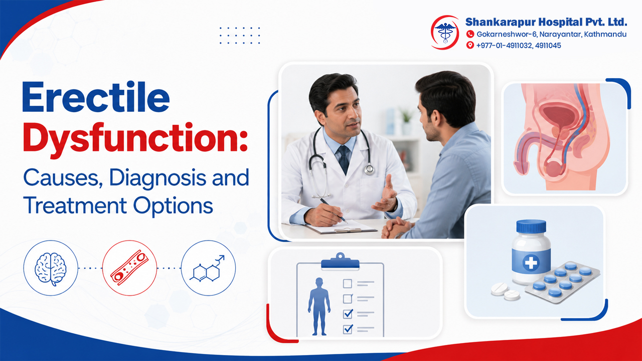 Erectile Dysfunction: Causes, Diagnosis and Treatment Options